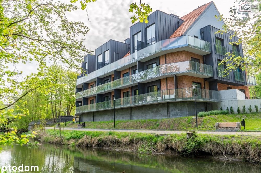 Apartamant na ul. Grzegorzewska - widok na Łynę
