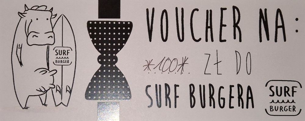 10x Voucher Do SurfBurger Na 100zł