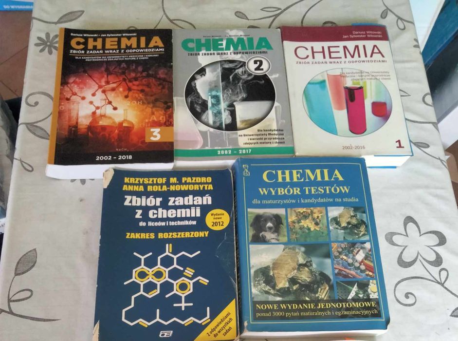 Zbiory zadań chemia
