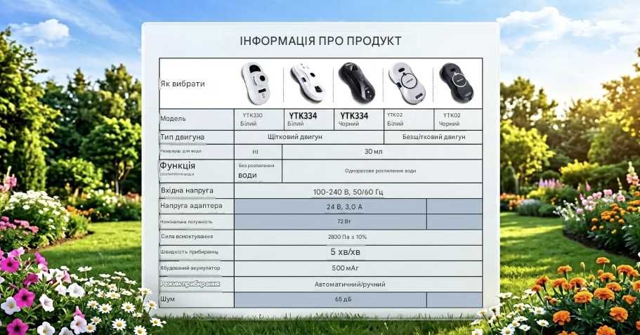 Розумний робот для миття вікон DIVEDEER NEW Black | Auto Spray