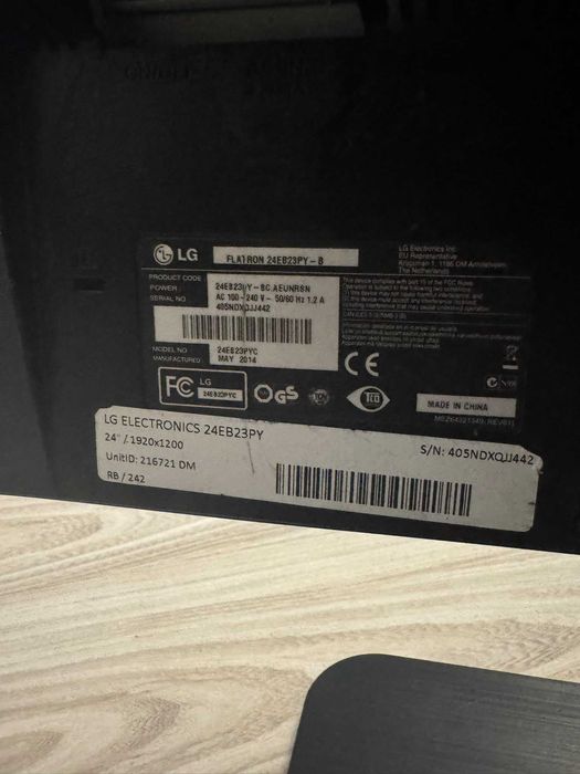 Monitor LG Electronic 24EB23PY