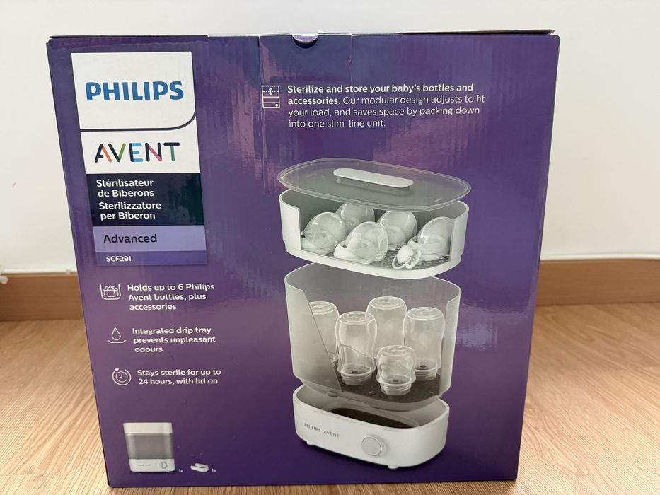 Esterilizador de biberons philips avent advanced