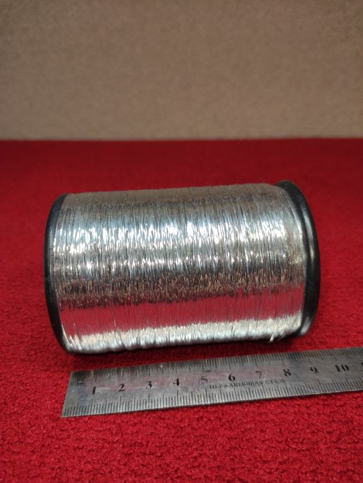 Нитки люрекс (серебро)