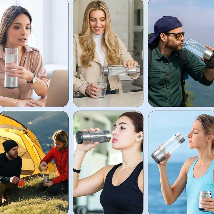 Generator Wodoru Woda Wodorowa Butelka do Wody Wodorowej