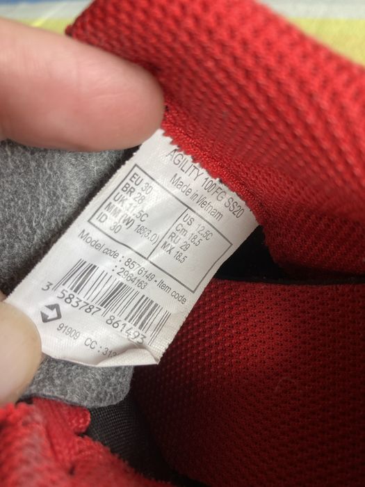 Chuteiras futebol Kipsta Agility 100 FG tamanho 30