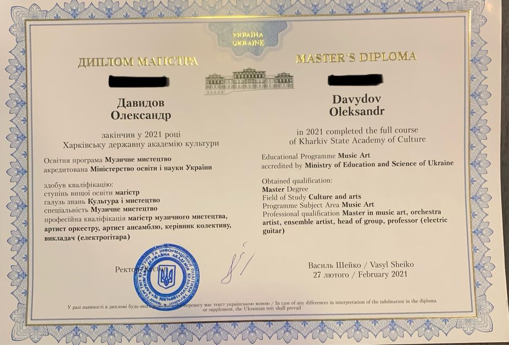 Профессиональные уроки гитары (Очно/Онлайн)