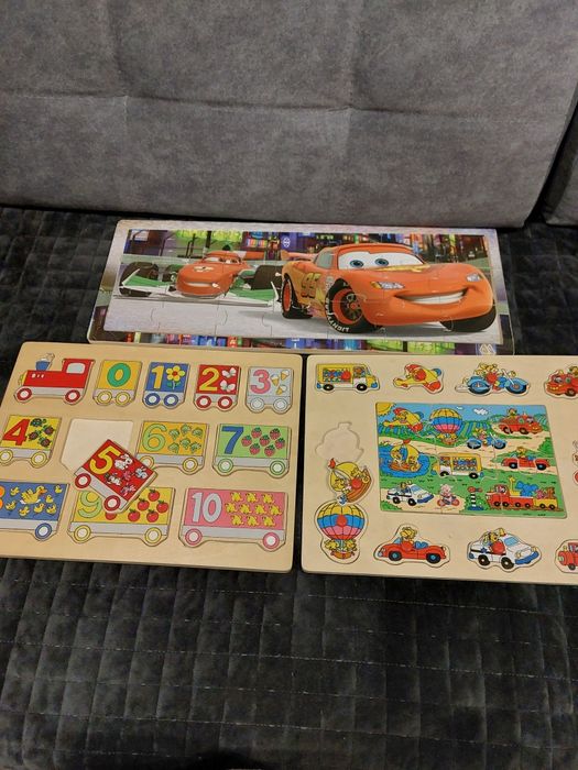 Drewniane układanki dla najmłodszych