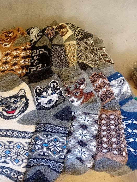 Шкарпетки з натуральної овечої шерсті