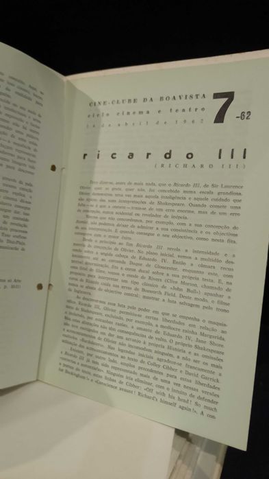 Programas Cine Clube da Boavista 50 Unidades