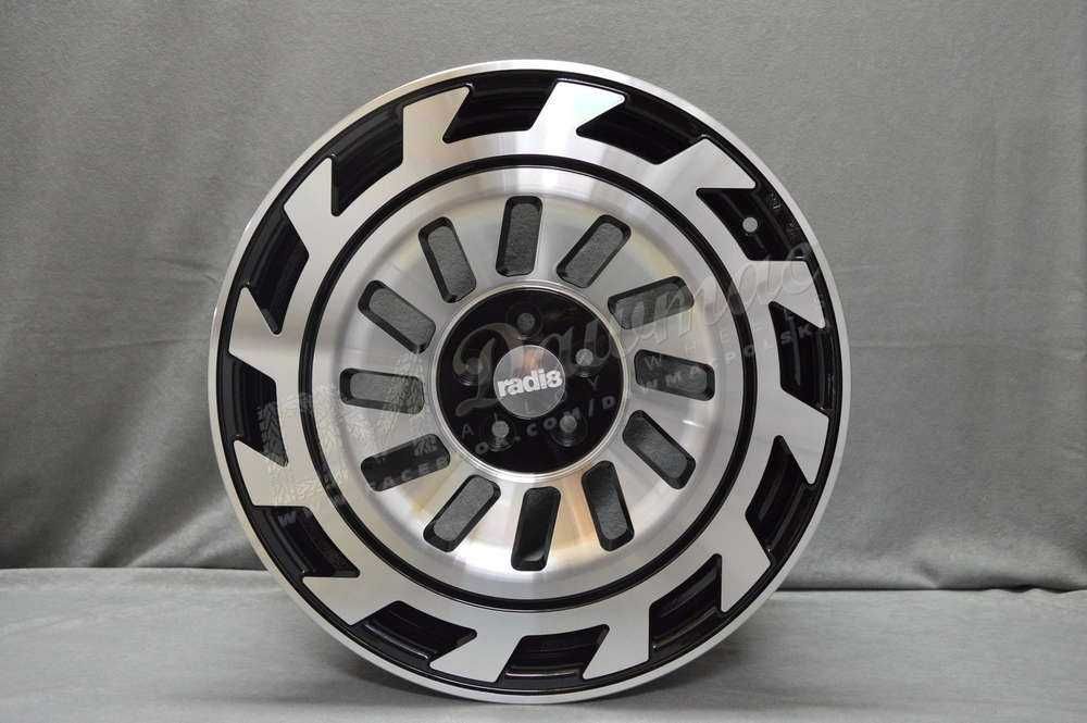 Felgi Radi8 R8-T12 18" 9,5J ET35 5x100 Gloss Black Machined Face