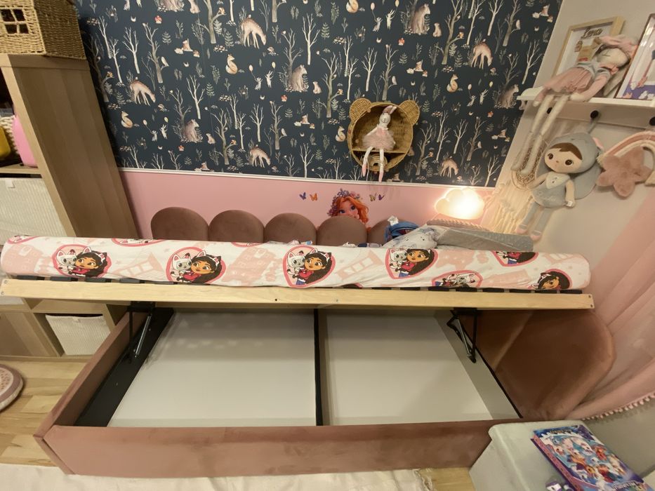 Łóżko dla dziecka tapcerowane