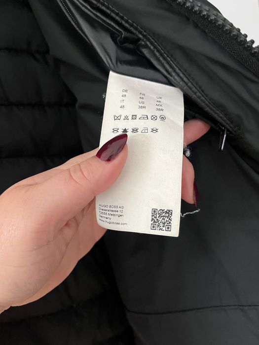 Hugo Boss puchowa kurtka przejściowa