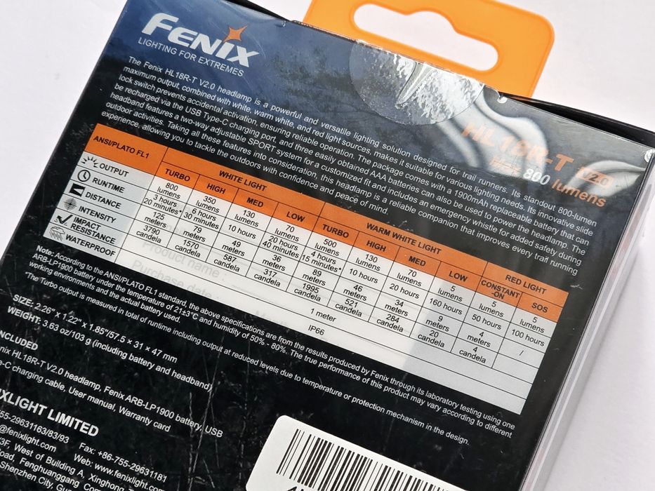 Fenix ​​HL18R-T V2.0