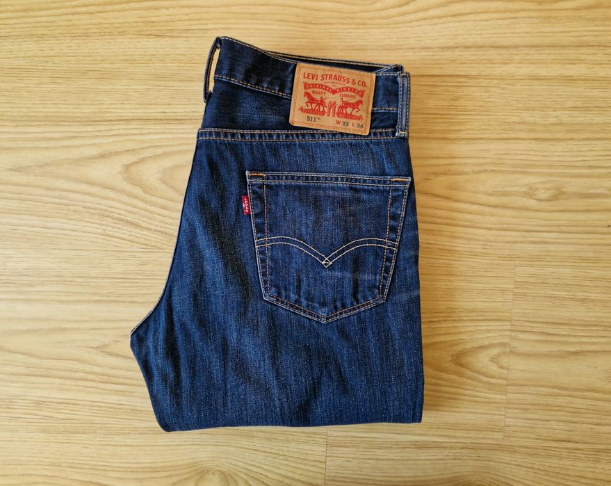 Джинси чоловічі Levi's 511 W33  L34 (Levis/Левайс) Original