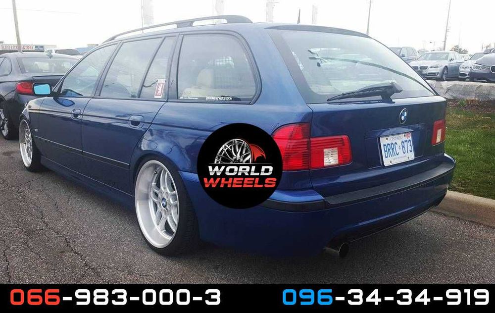 Новые диски R17 5x120 BMW E36 E39 E38 E60 E34 37 стиль разноширокие