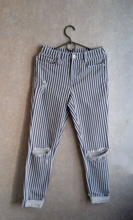 Штаны Мом рванки