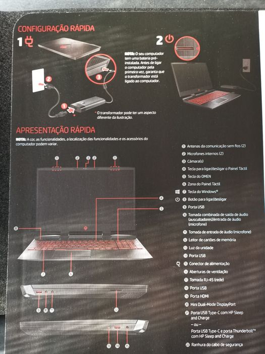 Computador portátil gaming Omen HP