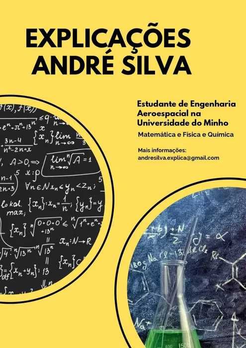 Explicações Matemática e Física e Química