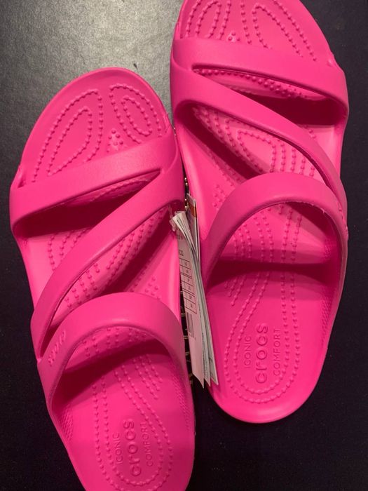 Crocs яскраві шльопанці 39/40