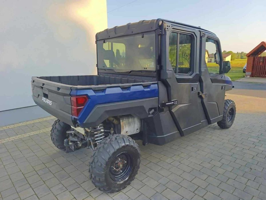 Polaris Ranger Crew 6 Miesc Kabina Ogrzewanie Blokady Reduktor.