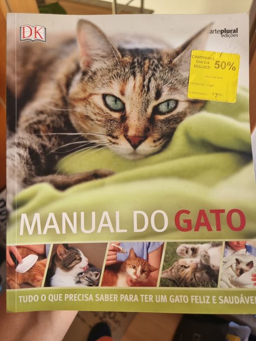 Livro NOVO o "Manual do Gato"