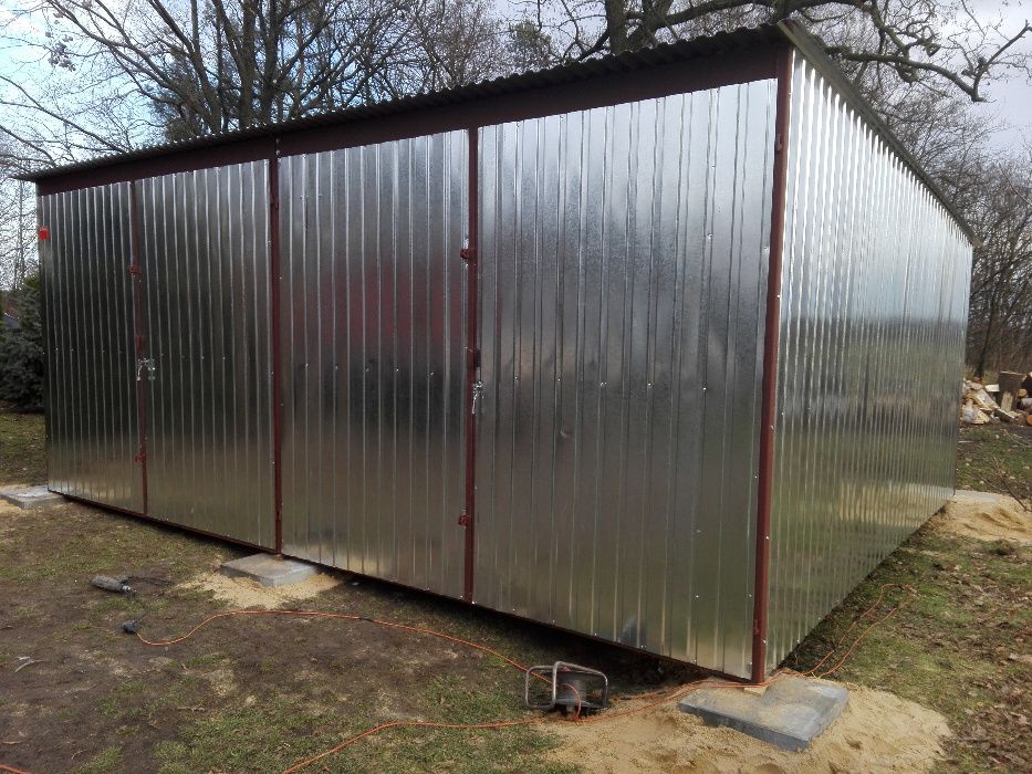 Garaz 3 m x 6 m blacha ocynkowana - Vista 5