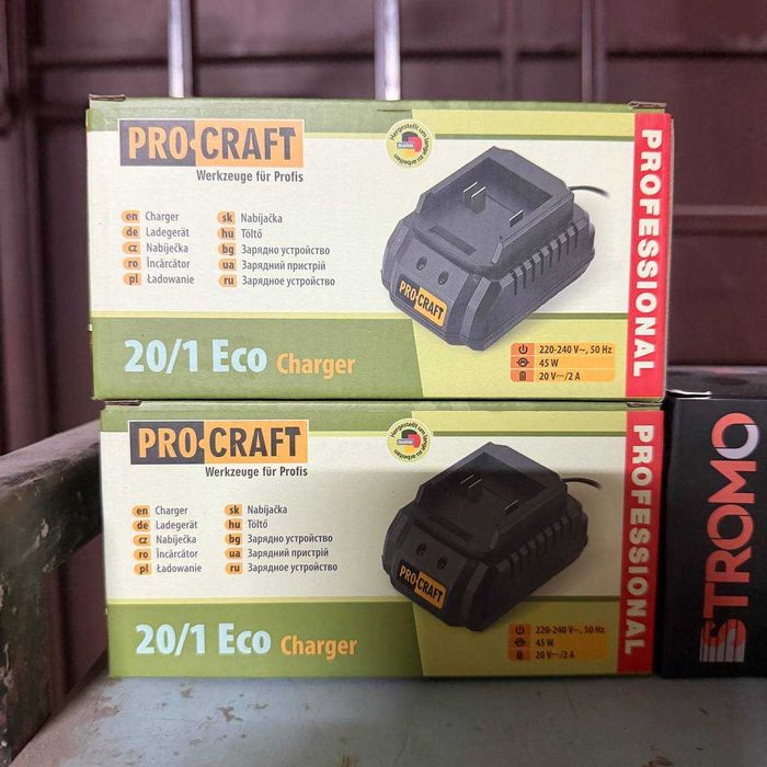 Зарядний пристрій Procraft Charger 20/1 Eco 20В 2А для АКБ F20