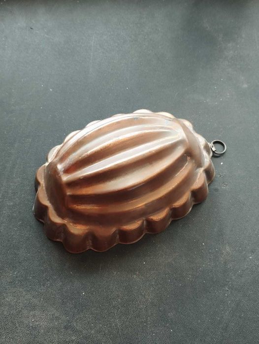 Forma em cobre Galo Português decorativo