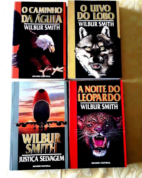 Wilbur Smith - Livros diversos - Ed. Difusão Cultural (1989/1991)
