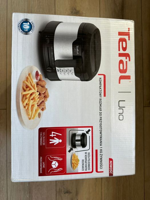 Frytkownica Tefal Uno srebrno-czarna TOMI-TECH