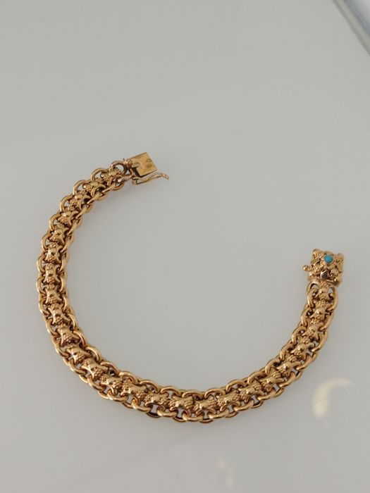 Pulseira em ouro de 19,2kt