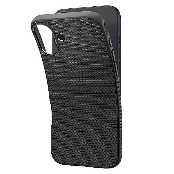 Etui Spigen Liquid Air na iPhone 16 - czarne