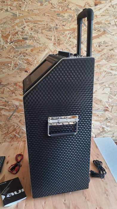 Аккумуляторная активная караоке колонка Auna  DisGo Box 100 DVD