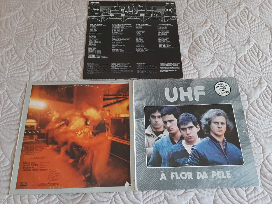 UHF - À Flor da Pele - Portugal - Vinil LP