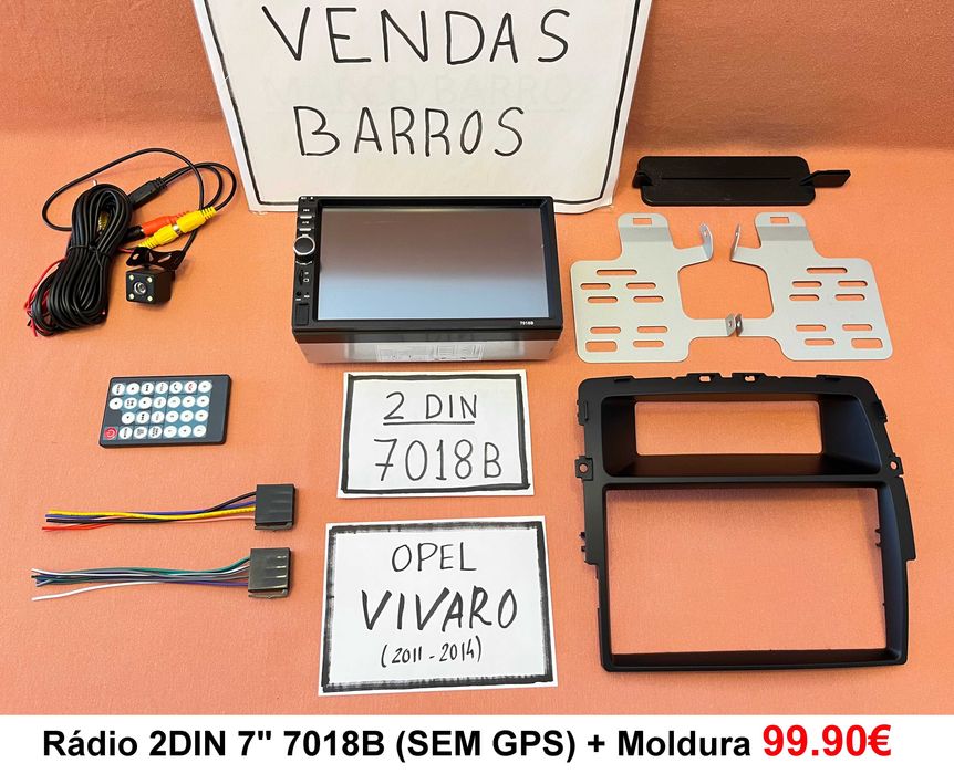 (NOVO) Rádio 2DIN • OPEL Vivaro (Desde 2001 a 2019) • Android [4+64GB]