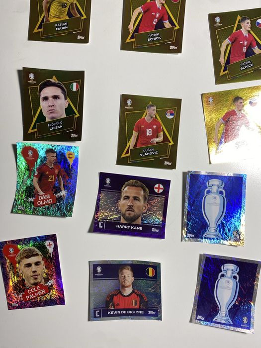 Cromos da Topps do Euro 2024