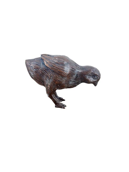 Figurka Kurczaka z Brązu – Rzeźba Dekoracyjna – Miniatura