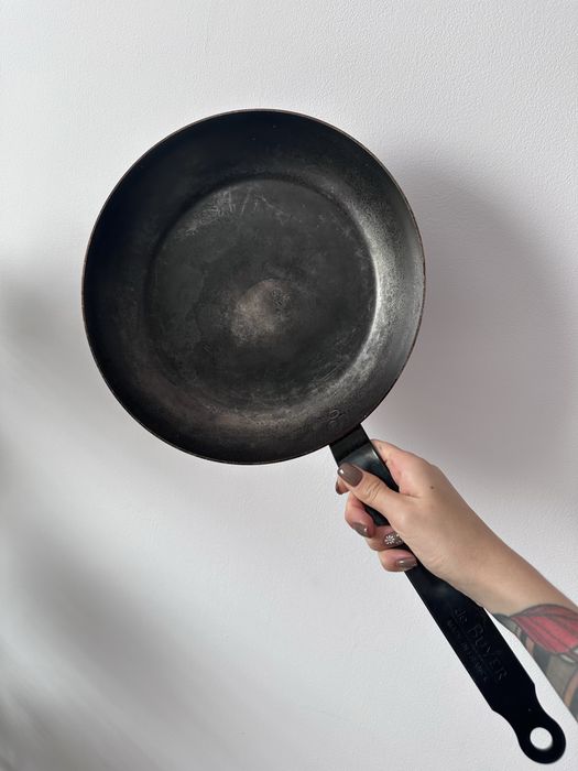 Patelnia De Buyer Blue Carbon 28 cm - patelnia ze stali węglowej