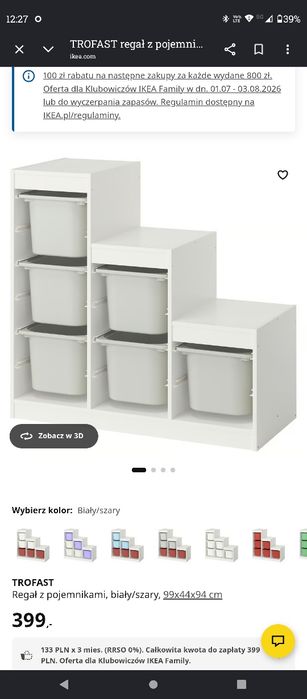 Dwa Regały Ikea Trofast