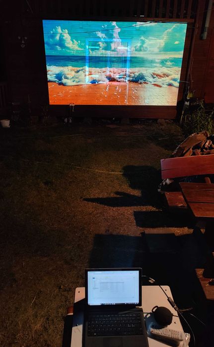 6000ansi PHILIPS PT-D5700 HDMI projektor WYSOKIEJ JASNOŚCI kino plener