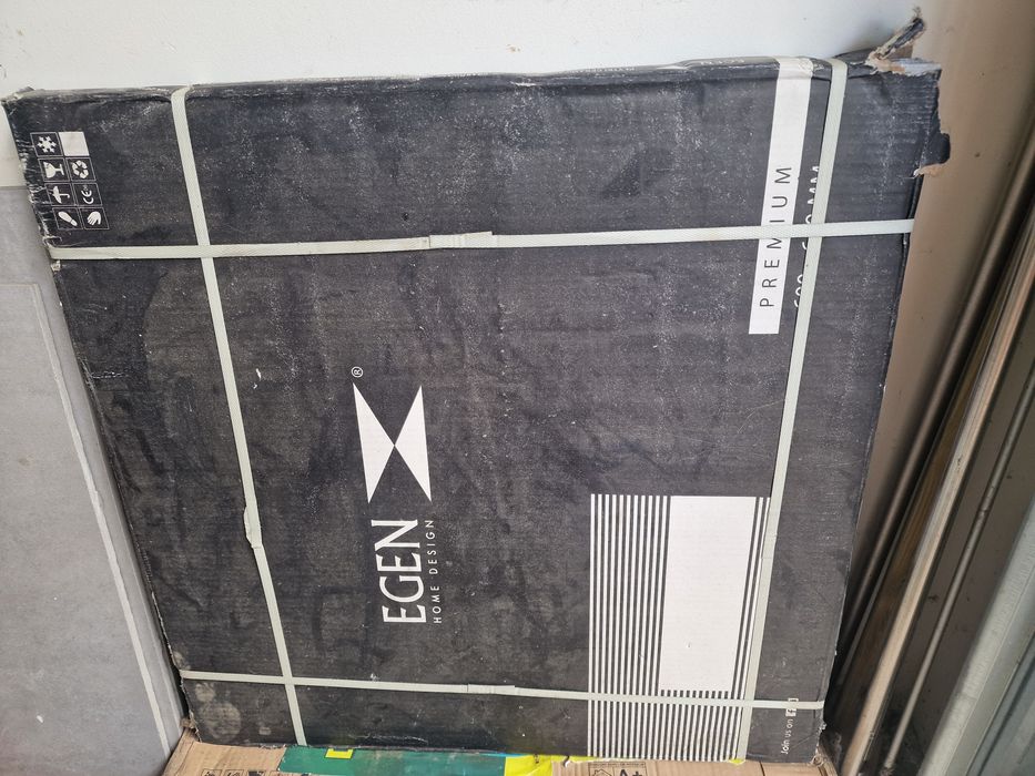 Płytki Gres szkliwiony Prime mirage light grey 60 x 60 cm EGEN