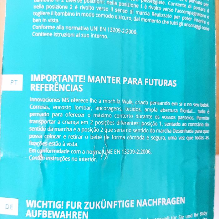 Marsúpio MS com 3 posições (NOVO)