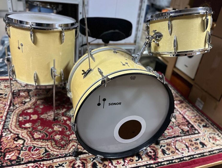 Sonor Teardrop vintage Shellset 20" 13" 16" +hardware!  - Poznań