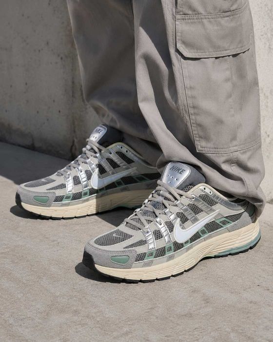Кросівки Nike P-6000 сірі унісекс 36–41 без передоплати