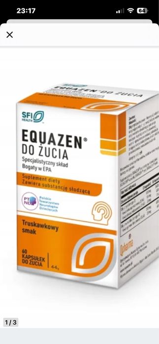 Equazen do żucia truskawkowej