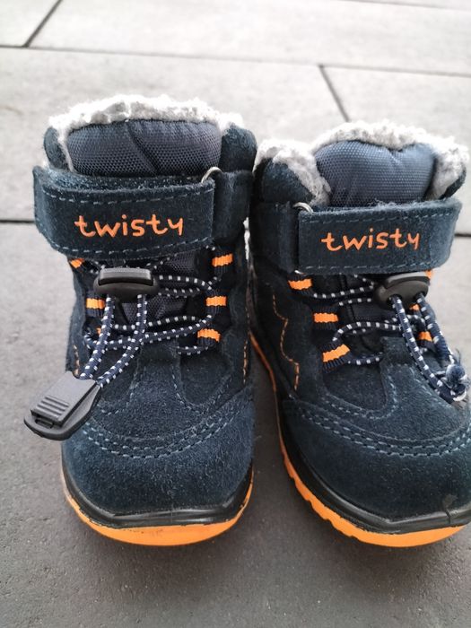 Buty zimowe twisty skórzane wodoodporne 20