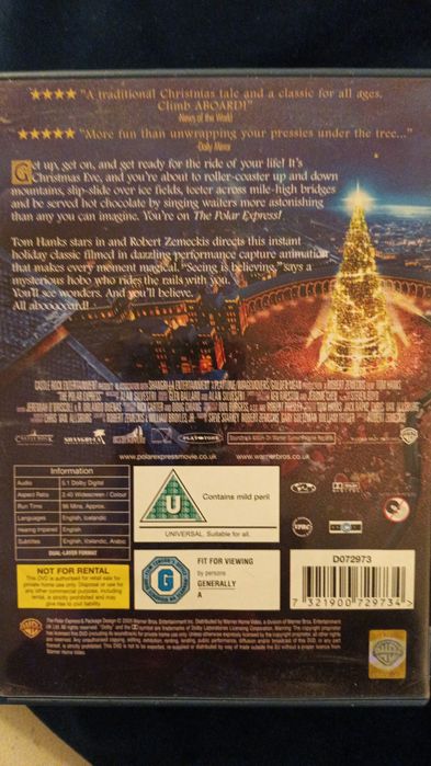 Plyta film DVD The polar Express święta super