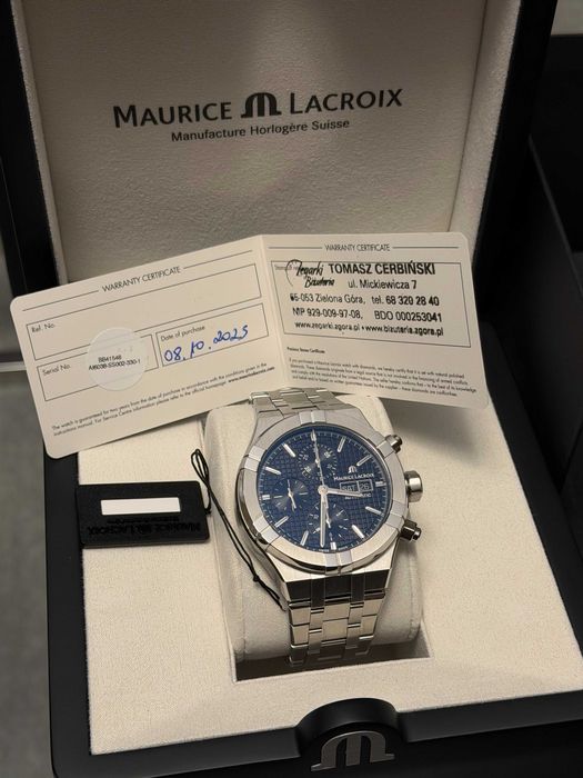 Zegarek Maurice Lacroix Aikon Chronograph Automat 44MM Oryginał