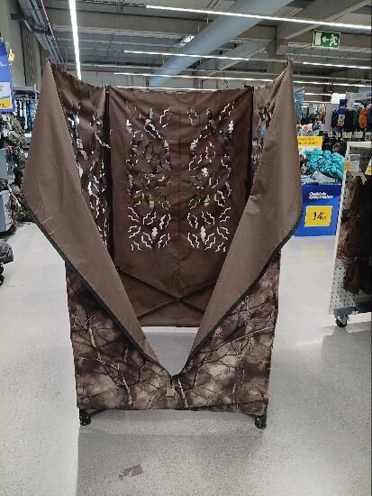 Abrigo de Caça Quadrado 3D Camuflado Treemetic