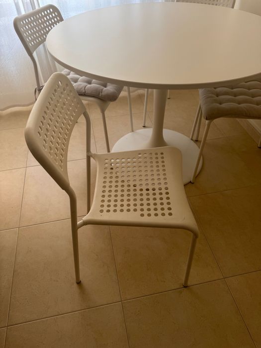 Mesa DOCKSTA branco Ikea